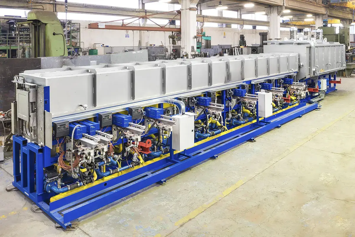 Forno trattamento bilette alluminio